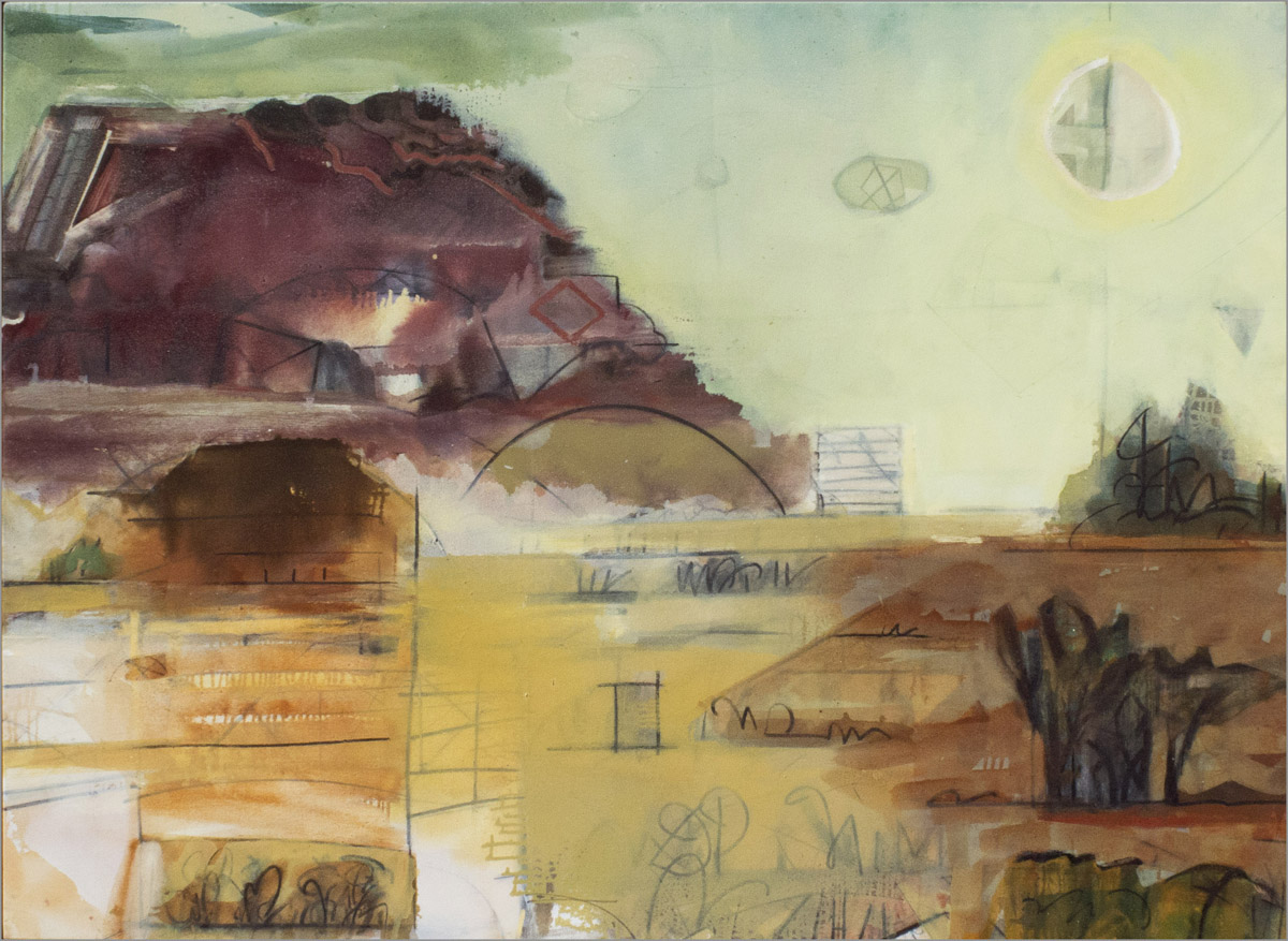 Troposphere No. 8—Garnet Mountain, oil on canvas, 48 x 66 inches (122 x 168 cm)