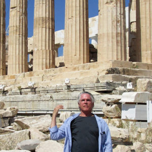 William traveling in Greece